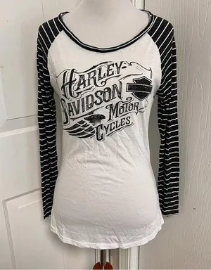 Harley Davidson Raglan Tee thumbnail 1