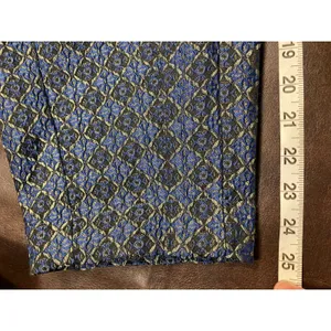 Free People Harley Pant Womens Large Jacquard Blue‎ Gold Geometric Drawstring thumbnail 13