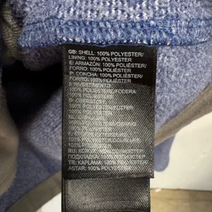 The North Face Womens Blue Wave Fleece Jacket NF0A2SVL Large Full Zip Base Layer thumbnail 9