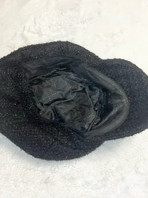 Vintage Y2K Textured Black Tweed Newsboy Cap Cabbie Hat thumbnail 12