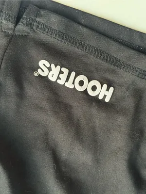 Hooters Y2K Authentic Black Ultra Mini Shorts Size XS thumbnail 3