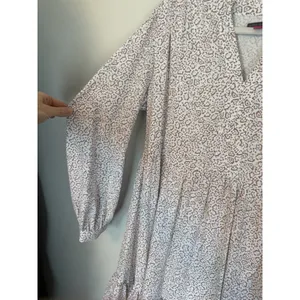 Vince Camuto Tiered Mini Dress Long Sleeve Lined Sz M thumbnail 8