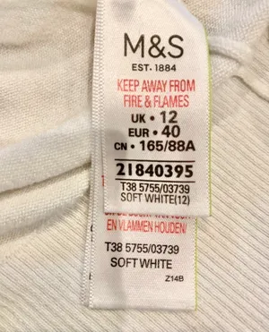 M&S Marks & Spencer White Knitted Crew Neck Short Sleeve Top – US 10 / UK 12 thumbnail 13