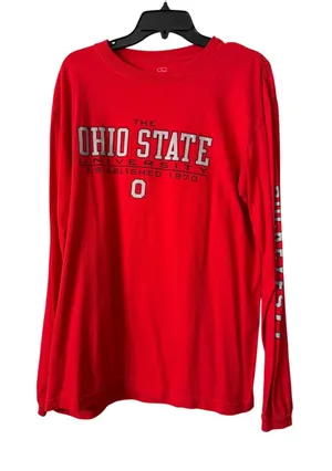 Ohio‎ State Women's Long Sleeve T-shirt Pro Edge Size Large thumbnail 1