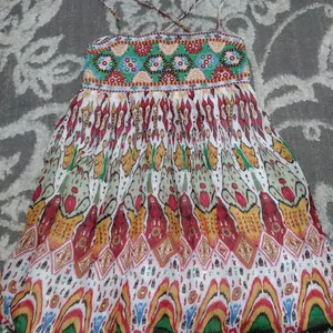 NEW Zara Colorful Patterned Mini Dress thumbnail 2