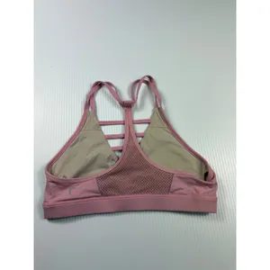 Zyla Active Light Support Sports Bra Strappy Back Mauve Pink Medium‎ thumbnail 4