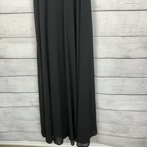 Lulus Strappy To Be Here Black‎ Lace-Up Maxi Dress Size Medium Black Backless thumbnail 5