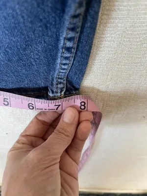 Gap 90s Loose High Rise Women's Blue Denim Jeans Straight Casual Y2K Sz 27 thumbnail 13