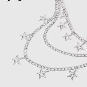 Hershine Silver Star Chain Belt thumbnail 3