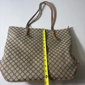 Nine‎ West Shoulder Handbag Tote Large Brown Purse thumbnail 9