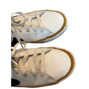 Nike Court Legacy White Black Desert Ochre Leather Sneakers Casual Lace-Up Shoes thumbnail 7