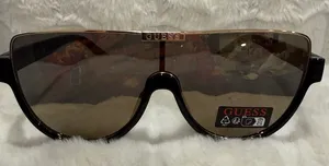 *NWOT* GUESS | Aviator Shield | Black & Mirror Gold | Sunglasses thumbnail 1