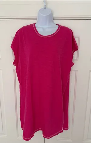 Natural Life Oversized Tee || Beach Cover Up thumbnail 1