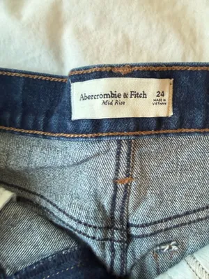 Abercrombie Mid Rise Denim Mini Skirt thumbnail 2
