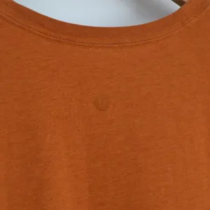 Lululemon Love Crew T-Shirt Heathered Brown Women's S Pima Cotton Short Sleeve thumbnail 4