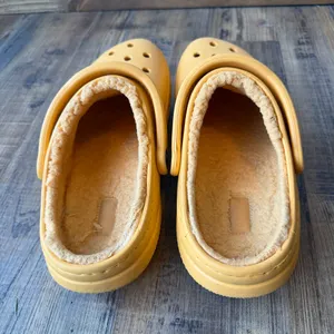Crocs Classic Lined Clog Orange Sorbet Unisex Lightweight Slip On Errands M7/W9 thumbnail 4