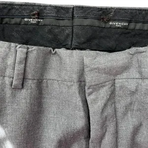 Givenchy Gray Dress Trousers pants professional office wear workwear wool thumbnail 5