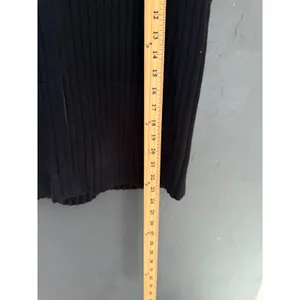 Lauren Ralph Lauren Black Ribbed Cotton Full Zip Mock Neck Sweater Vest XL thumbnail 7