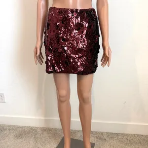 Hello Molly 4 disco reflections sequin stretch mini skirt SK2 3510 thumbnail 10
