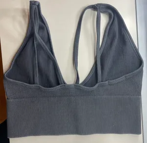 Forever 21 Blue Ribbed Tank Top thumbnail 2