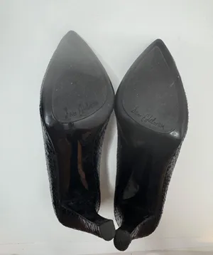 'Sadi' Black Snakeskin Prints Pumps Size 7M thumbnail 7