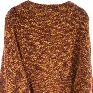 Venezia Vitale‎ Rust Orange Knit Button up Wool Blend Cardigan Cozy Cabincore 3X thumbnail 6