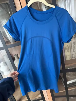 Lululemon Swiftly Tech Short Sleeve tee 2.0 Wild Bluebell cerulean workout top thumbnail 5
