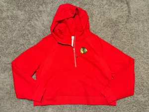 Lululemon Scuba Half-Zip Hoodie Chicago Blackhawks XL/XXL thumbnail 1