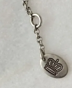 Juicy Couture Etched Silver Bow Necklace thumbnail 2