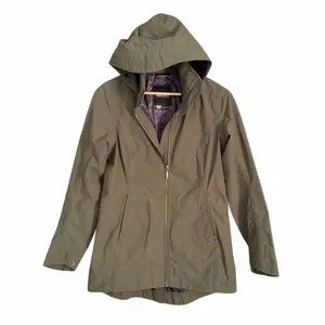 Marmot Lea Jacket Small Olive Green Hooded Raincoat thumbnail 2