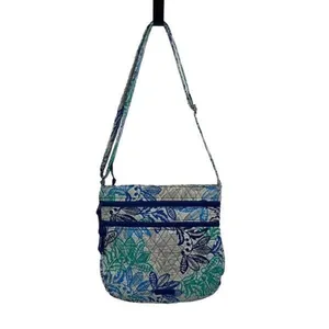 Vera Bradley Women's VBH18‎ Floral Paisley Shoulder Crossbody Bag Blue thumbnail 2