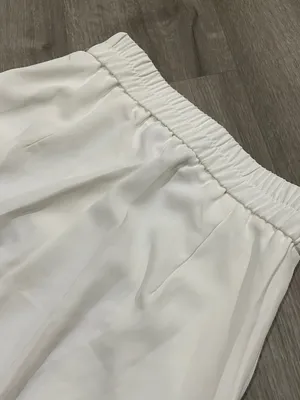 High Waist White Trousers thumbnail 4
