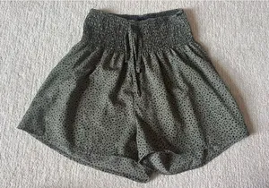 Shein Green Polka Dot Flowy Shorts thumbnail 1