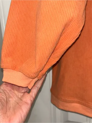Sequin Pumpkin Corduroy Pullover Sweatshirt thumbnail 3
