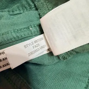 J.Crew Womens Green Corduroy Straight Leg High Rise Pants BT006 Size 29 thumbnail 6