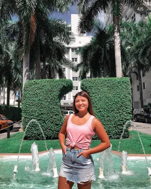 Hollister Distressed Denim Mini Skirt thumbnail 6