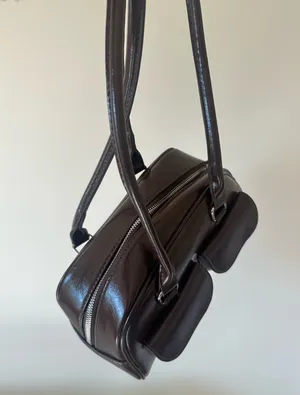 Brown shoulder bag thumbnail 4