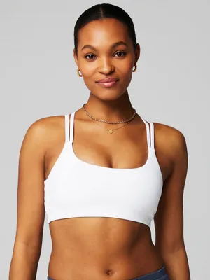 Fabletics White Sports Bra thumbnail 1