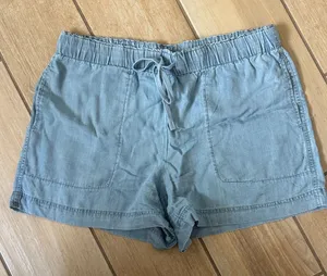 Hilary Radley Light Blue High Waist Women's Shorts / G40 thumbnail 1