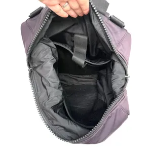 Dagne Dover Indi Neoprene Diaper Backpack Purple Black - READ thumbnail 6