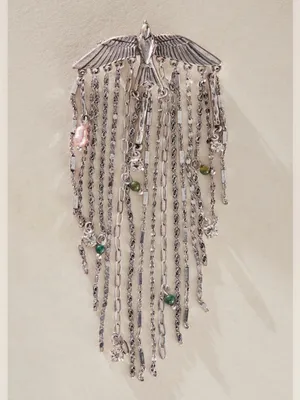 Free People NWT Cresta Dangle Brooch- silver. $30 thumbnail 3