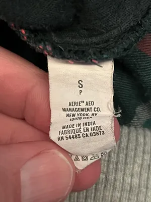 Aerie Pants Womens Small Multicolor Plaid Lounge Jogger Drawstring Cuffed Sleep thumbnail 8