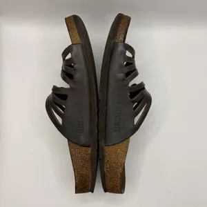 Birkenstocks Sz 38 US W7 Brown‎ Leather Mayari Arizona Granada slide Sandals Y2K thumbnail 10