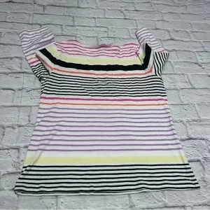 Christopher & Banks Striped Top‎ 3/4 Sleeve Knit T-Shirt Colorful Stripes L thumbnail 4