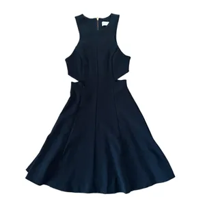 Amanda Uprichard Black Cutout Mini Dress thumbnail 3