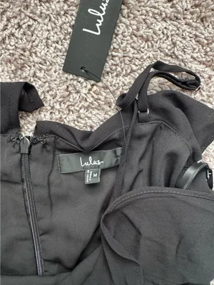 Lulus Maxi Dress Black thumbnail 4