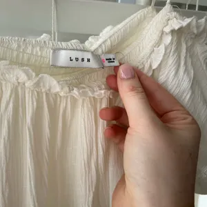 Lush Clothing White Long smocked jumpsuit thumbnail 5