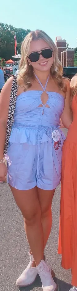 Purple Boutique Romper thumbnail 1