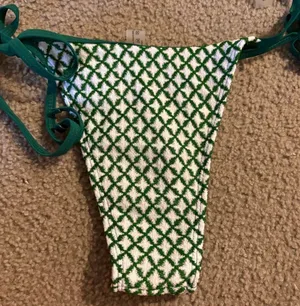 Green & White Bikini Set thumbnail 3