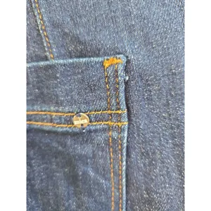 Mica Boutique Denim Wide Crop Super High size 28 Double Button Waist thumbnail 6